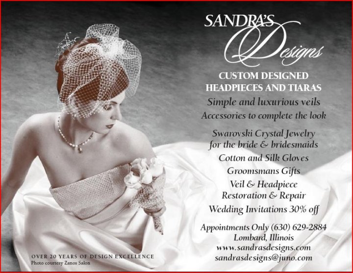 Sandra's Designs - Custom designed headpieces & tiaras | Simple & luxurious veils