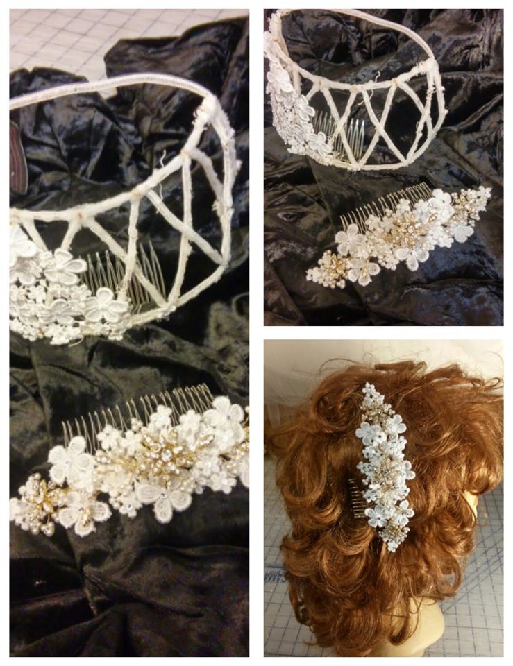 Sandra's Designs - Custom designed headpieces & tiaras | Simple & luxurious veils