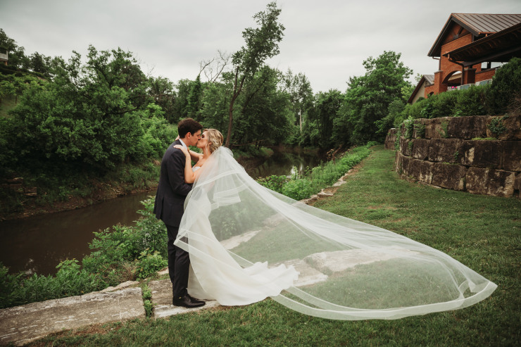 In-house designed veils